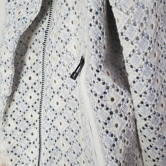 Rossi Eyelet Moto Jacket Dolan Left Coast Anthropologie - Picture 5 of 10